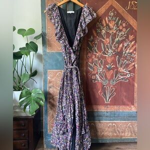 Apiece Apart floral wrap dress